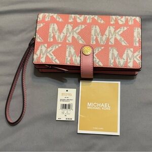 Michael Kors Jet Set Multi Smartphone Wristlet- Primrose